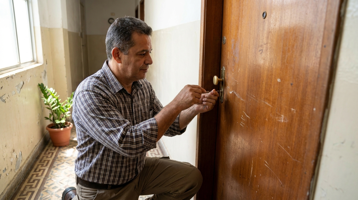 Abertura de Porta Residencial em Água Verde, Curitiba‑PR